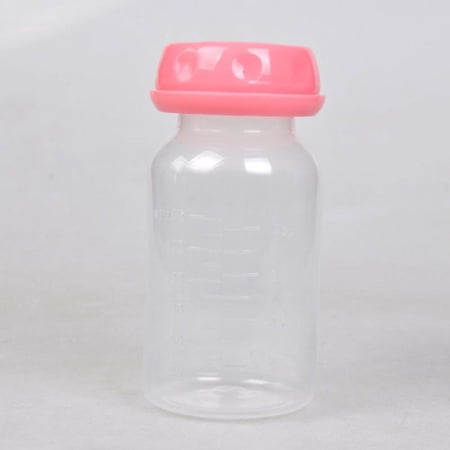 1pc Leak-proof Breast Milk Storage Bottle, 125ml Reusable Wide Neck Bottles Standard Caliber Storage Bottle For Breast Milk Collection & Storage