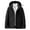 Black, variant on Men's Winter Colour Blocking Outdoor Sports Casual Style Warm Thickened Coat Jacket