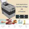 thumbnail image 6 of Alpicool CF55 Portable Refrigerator 12 Volt Car Freezer 58 Quart(55 Liter) Vehicle, Car, Truck, RV, Boat, Mini fridge freezer for Driving, Travel, Fishing, Outdoor -4°F to 68°F, 6 of 8