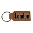 thumbnail image 2 of Keychain - Rectangle - London - Leather, 2 of 4
