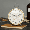 SAYTAY Bedroom Alarm Clock, Metal Alarm Clock , Student Home Decoration Desktop Clock