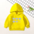 thumbnail image 2 of Gubotare Toddler Hoodies Boys Hoodie Kids Warm Winter Hoodies Pullover Hooded Sweatshirt Size 3T 4T (Yellow,3-4 Years), 2 of 7