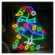 thumbnail image 2 of Letrero De Neón De Pato Con Luz LED Regulable USB, Divertido Y Con Forma De Ganso Para Paredes De Dormitorios, Fiestas, Vacaciones, Hogares, 45cmx34cm, 2 of 5