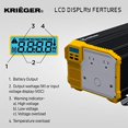thumbnail image 4 of Krieger 4000 Watt 12V Power Inverter Dual 110V AC Outlets, Installation Kit Included, Automotive Back Up Power Supply for Blenders, Vacuums, Power Tools - ETL Approved Under UL STD 458, 4 of 6