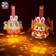 thumbnail image 3 of New Years Day Lantern Wholesale Ancient Handmade Diy Childrens Handheld Luminous Materials Guofeng Rabbit Lantern, 3 of 6