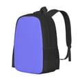 thumbnail image 3 of Large Capacity Backpack 16.5×12.5×5.5in Widened Shoulder Strap Design Main Bag Large Top Handle Belt Adjustable Shoulder Strap Lightpurple, 3 of 8