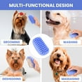 thumbnail image 2 of Dog Grooming Bath Brush, Pet Rubber Brush For Shower Scrubbing & Soothing Massage, Ideal for Long & Short Haired Dogs and Cats, Essential Puppy Grooming Accessories, 2 PACK [We Love Doodles], 2 of 5