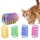 thumbnail image 2 of 12 piezas de juguetes coloridos para gatos de primavera, juguetes de primavera para gatos, juguetes interactivos de plástico sin Bpa para matar el tiempo y mantenerse en forma, 2 of 5