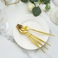thumbnail image 5 of Efavormart 24 Pack | 8" Gold Heavy Duty Plastic Forks, Disposable Premium Plastic Silverware, 5 of 11