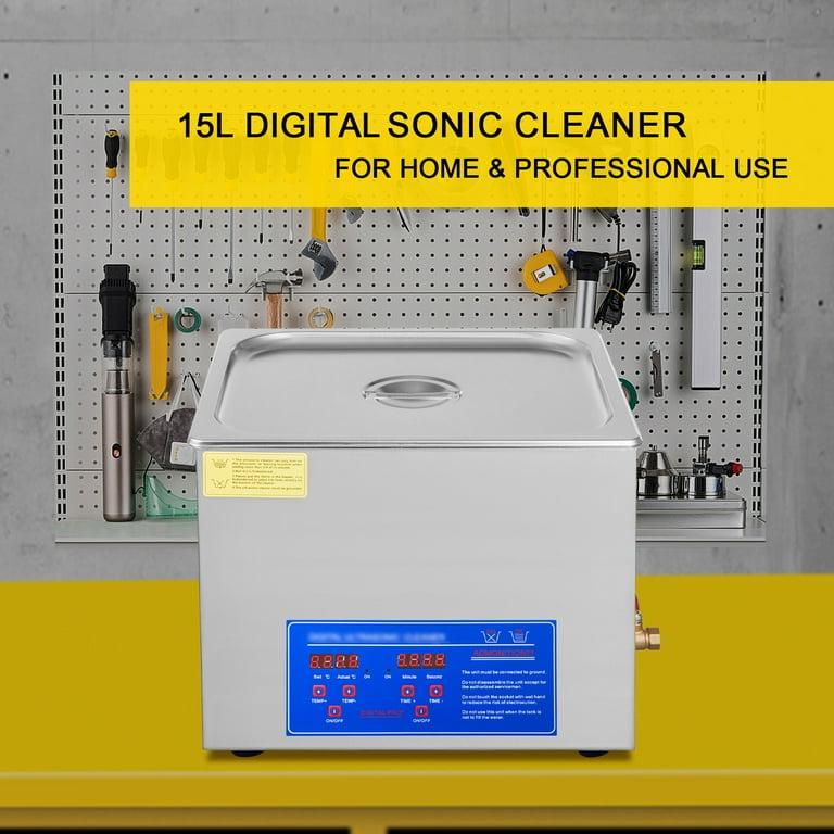 KFFKFF 15L Ultrasonic Cleaning Machine Professional Lab Ultrasonic
