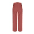 thumbnail image 5 of Mlzmgr Wide Leg Pants for Women Wide Leg Drawstring Elastic Waist Pants Loose Comfy Casual Trousers, 5 of 6