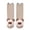 Khaki, variant on Bxsruta Infant and Toddler Non-Slip Knee-Length Warm Floor Socks for Indoor Play and Daily Wear, Soft Breathable Polyester, 1 Pair Gift