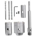 thumbnail image 2 of SDS Plus Electric Drill Bit Wall Hole Opener Suit Hollow Brick Wall Concrete Air Conditioning Water Pipe Hole Driller, 2 of 9