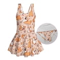 thumbnail image 5 of Yuyamidu Corgi Girls One Piece Swimsuits Hawaiian Skirted Bathing Suit for Kids Sleeveless Swim Dress Teens Bathing Suits, 5 of 7