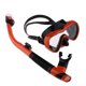 thumbnail image 5 of Máscara de buceo con snorkel y lente antivaho. naranja, 5 of 9