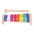 thumbnail image 4 of Colorful Glockenspiel, 8 Note Xylophone Educational Preschool Learning  For Gifts For Children Kids, 4 of 8