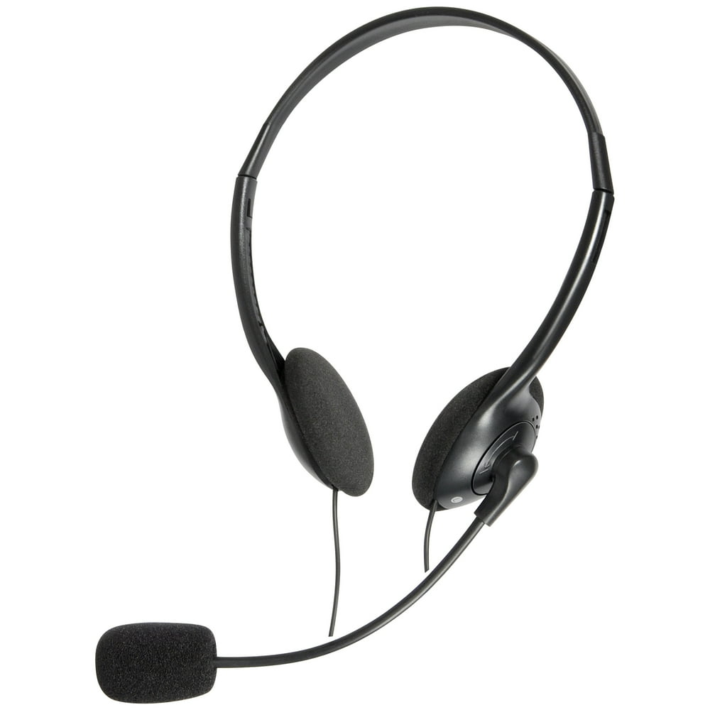Onn Pc Headset With Boom Microphone - Walmart.com - Walmart.com