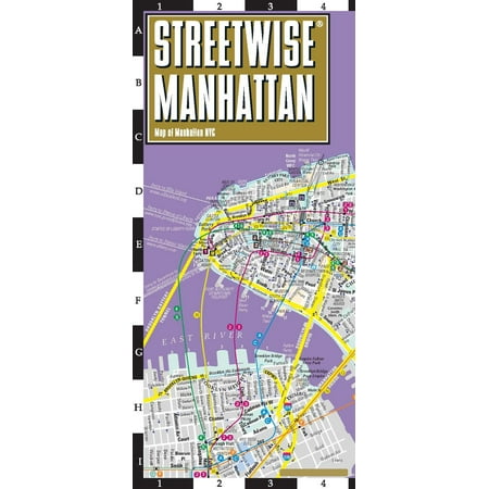 - Streetwise Manhattan Map - Laminated City Center Street Map of Manhattan, New York - Folded Map