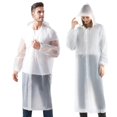 thumbnail image 1 of Raincoat 2 Pack Rain Ponchos for Men Women Adults Reusable Portable Rain Coat Waterproof with Elast, 1 of 5