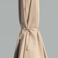 thumbnail image 7 of GARDEN 9 Ft Patio Umbrella w/ Round Resin Base Stand Included for Outdoor Shade, Beige, 7 of 7