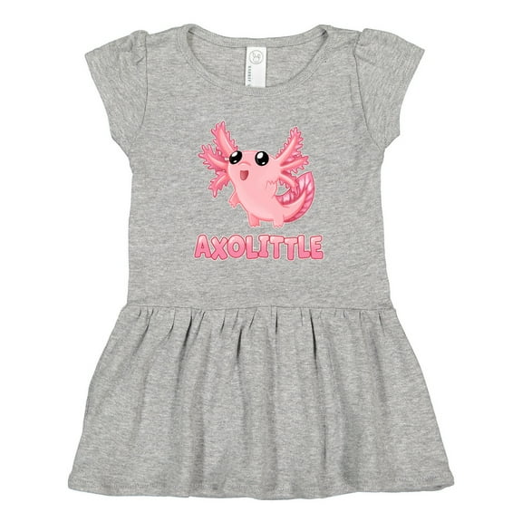 Inktastic Axolittle- Cute Baby Axolotl Girls Toddler Dress