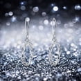 thumbnail image 5 of TANGPOET Twist Earrings Sterling Silver Hoop Earrings for Women Dangle Dangling High Polished 15MM, 5 of 6