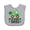 AC-Heather Grey, variant on Inktastic 2025 Babys First St Patricks Day Truck Boys Baby Bib