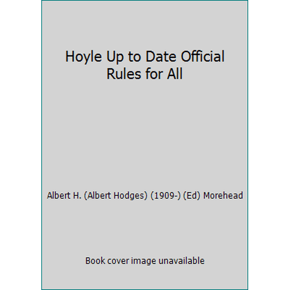 Pre-Owned Hoyle Up to Date Official Rules for All (Hardcover) 0448019841 9780448019840