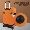 thumbnail image 3 of 3 Piece Softside Luggage Set, Heavy-Duty Water-Resistant Softshell Suitcase with Wheels, 20"/26"/30" Lightweight Rolling Luggage Bag, Orange,TA510, 3 of 8