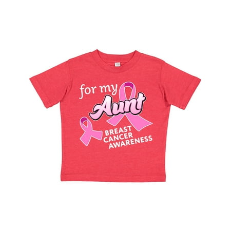 

Inktastic For My Aunt - Breast Cancer Awareness Gift Toddler Boy or Toddler Girl T-Shirt