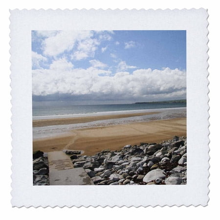 3dRose, Lahinch, Ireland. Beaches at this surfing town - EU15 MWR0065 - Micah Wright, 10x10 inch quilt square