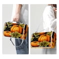 thumbnail image 3 of Thanksgiving Large Canvas Picnic Blanket Waterproof Backing Outdoor Beach Mat Foldable Tote Bag 200x200cm Soft Comfortable Durable Carrying Strap Family Camping Hiking Grass Sandproof Rug, 3 of 6