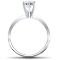 thumbnail image 2 of Pompeii 1/4ct Solitaire Diamond Engagement Ring 14K White Gold (I/J,), 2 of 2