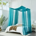 thumbnail image 3 of Warm Home Designs 55" W x 360" L Teal Bed Canopy for Extra Large Bed. BC Teal 360, 3 of 5