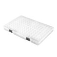 thumbnail image 1 of Caja organizadora de plástico transparente Contenedor de almacenamiento Joyero con ajustable TFixol caja de almacenamiento de uñas, 1 of 5