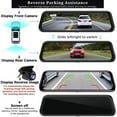 thumbnail image 2 of YOPTOP 10” 1080P Mirror Dash Cam Full Touch Screen Backup Camera Front and Rear View Parking Monitor with Super Night Vision  Motion Detection  G-Sensor, 2 of 8
