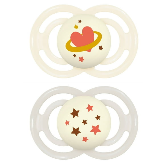 MAM Perfect Night Pacifier, 16  Months, Unisex, 2 Pack
