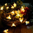 thumbnail image 4 of Bee Led Light String 3 Meters 20 Lights Tale Light Outdoor Garden Fence  Courtyard Garden Fence Light String, 4 of 9