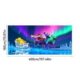 thumbnail image 3 of 2026 New Uv Activated Christmas Garage Door Cover Banner,3D Garage Door Christmas Cover,Santa Claus Holiday Garage Door Covers,Parties,Photo Booth&Street Festivals （70X157 Ft）, 3 of 8