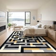 thumbnail image 3 of ODIKA 3'x5' Machine Washable Non-Slip Area Rug, Geometric Gray High Traffic Rug, Gray, 1068433, 3 of 7