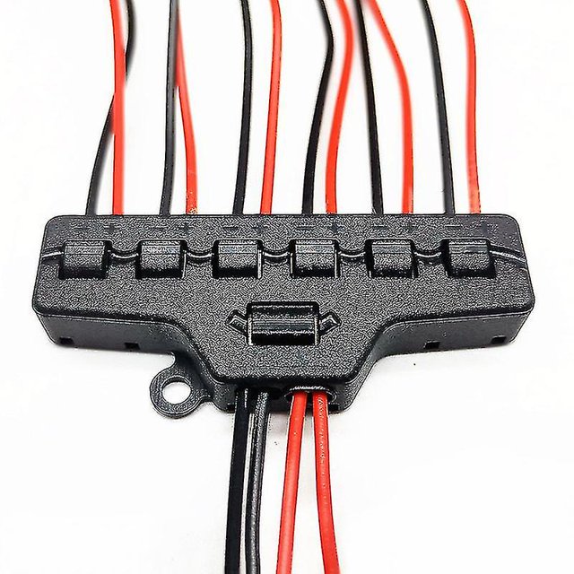 Quick-connect Wire Splitter For Led Lights 1 In 6 Out Branch Terminal Connector