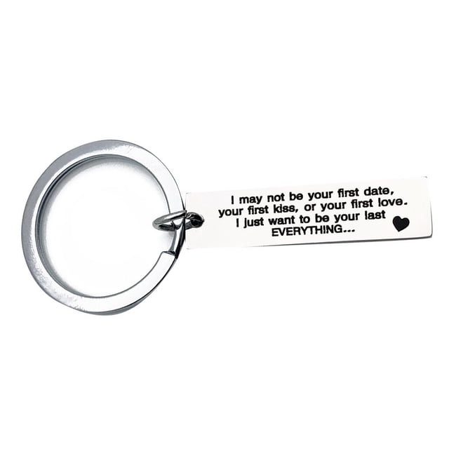 Not Be Your First Date Keychain Couples Love Keyring Gfit Boyfriend Mens Keyring Stainless Steel Keychain Gift Key Chain