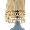 thumbnail image 2 of Livabliss Wisterian Traditional Accent Table Lamp, 19-inch, Painted Gray with Brown Shade, 2 of 5