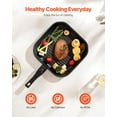 thumbnail image 5 of 17 Piece Kitchen Cookware Set Granite Nonstick Pots and Pans Induction Compatible Black, 5 of 11