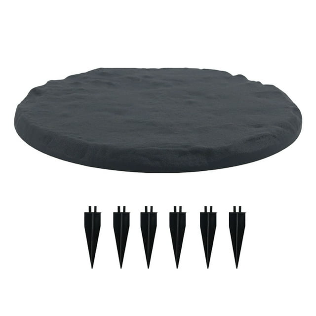 Hyasfey Pierre de Marche Extérieure Résistante aux Intempéries Jardin Pelouse Patio Pierre Décorative Allée Pavés Ronds Hexagone Carré Aménagement Paysager Pierre