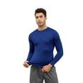thumbnail image 5 of Fymall Men Long Sleeve Tight Quick Dry T-shirt Compression Tops, 5 of 8