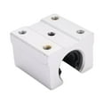 8 x SBR12UU 12mm Aluminum Linear Motion Router Bearing Block, Silver