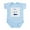 Sky Blue, variant on CafePress - She Did It Left Infant Bodysuit - Baby Light Bodysuit, Size Newborn - 24 Months