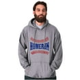 thumbnail image 5 of Sports Fan Baseball Stitches Homerun Hoodie Sweatshirt Women Men Brisco Brands X, 5 of 6