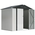 thumbnail image 4 of Devoko 6×8 ft.Patio Metal Shed, Lockable Garden Shed for Outdoor Backyard Patio Storage, 4 of 7